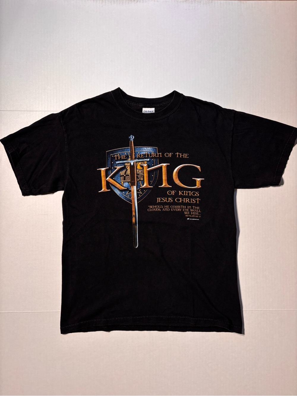 Vtg Return Of The King Jesus Religious Lord Of The Rings Parody 90’s Tshirt Sz M